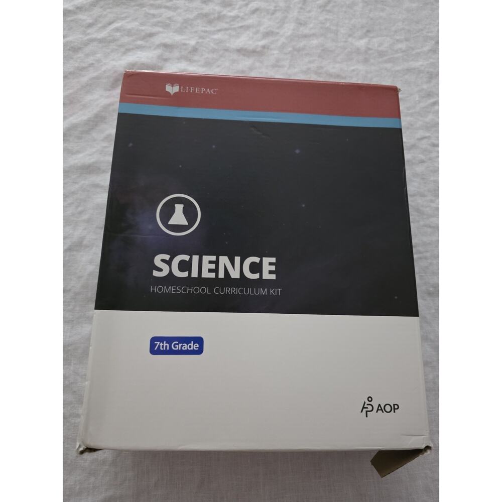 Lifepac 7th Grade Science Homeschool Kit Units 4 - 10 Only